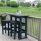 Highwood Usa Lehigh 3pc Bar Height Outdoor Patio Furniture Balcony Set AD-KITBALC2-FBE - alternate 2